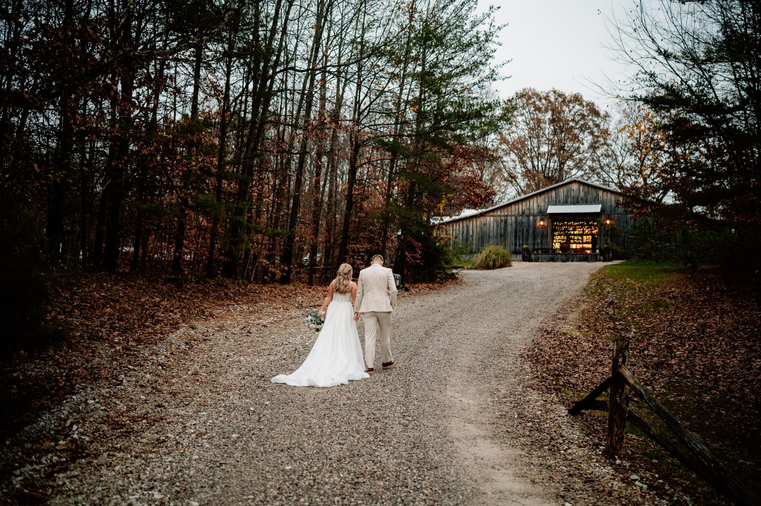 Bride & Groom with Confetti